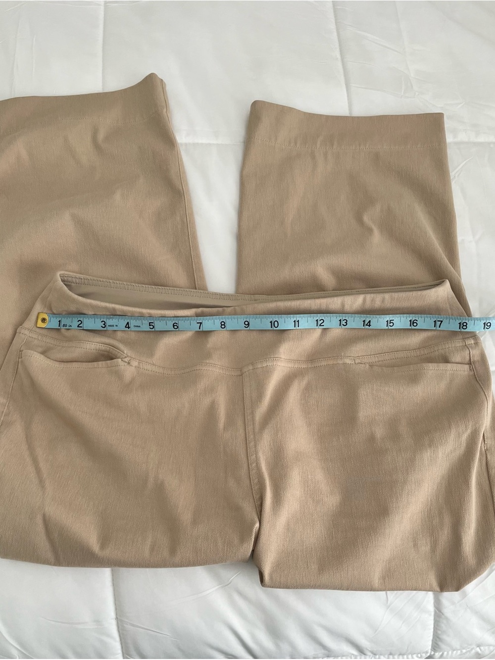 J. Jill Wide-Leg Pull-On Pants in Light Tan - Picture 4 of 4